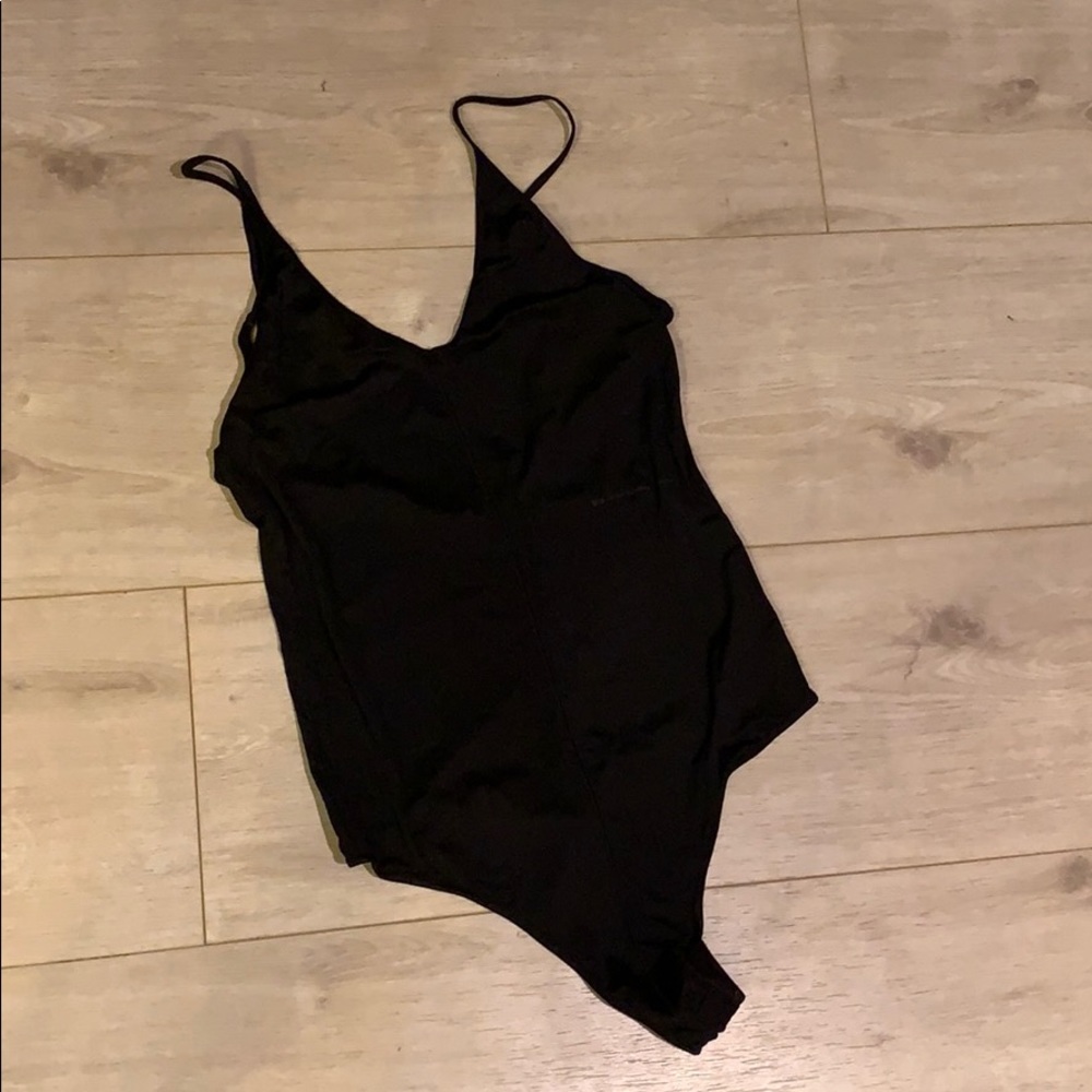 Alexander Wang Uniqlo Black Bodysuit